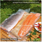 Salmon GRAVLAX fillet boneless Nordic recipe chilled MADE TO ORDER 1 & 2 inch (price/500g)